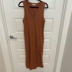 Z Supply Zelda Slub Maxi Dress size S